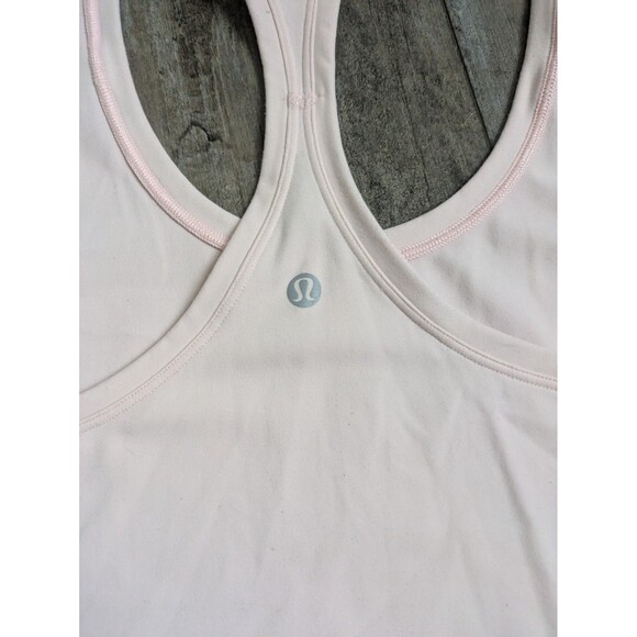 LULULEMON Racerback Tank Top Womens [NO SIZE TAG] Pale Pink - Picture 6 of 6